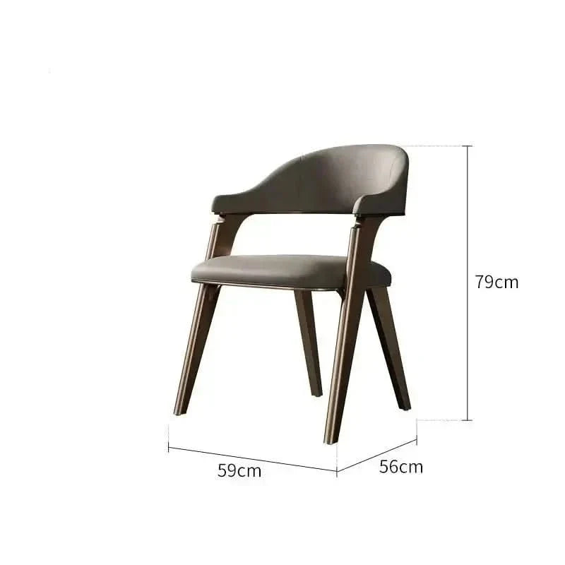 Black Walnut Solid Wood Dining Chair