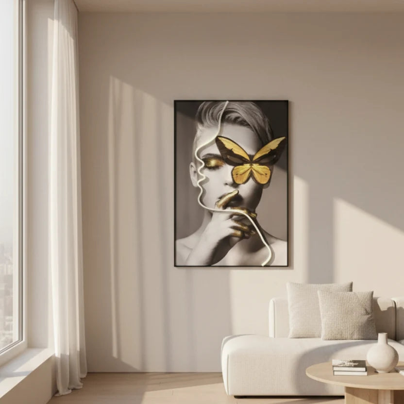 Blindness Model Neon Wall Art – A Modern Fusion of Art and Light