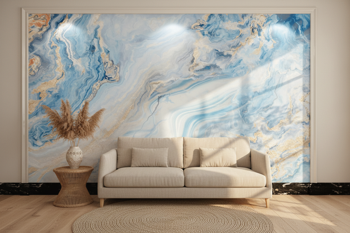 Blue Marble Wallpaper Mural