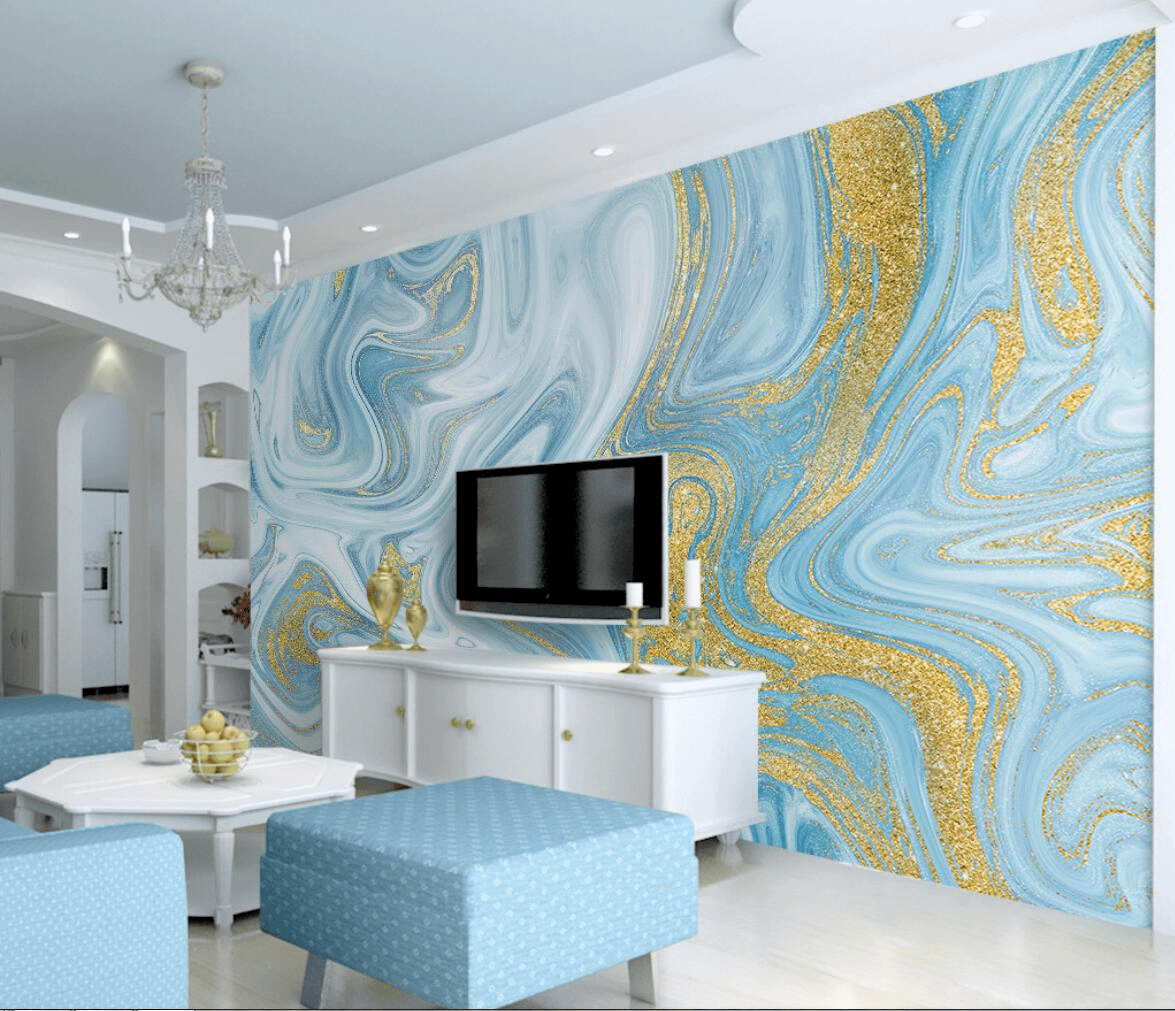 Blue Marble Wallpaper Mural