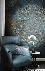 Bohemian Mandala Shadow Wallpaper Mural