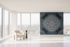 Bohemian Mandala Shadow Wallpaper Mural