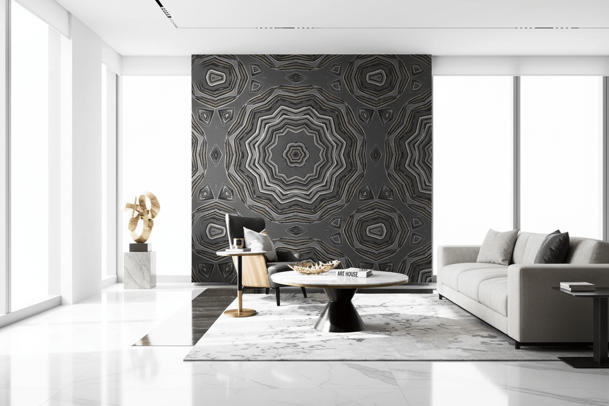 Bohemian Mandala Symbol Wallpaper Mural