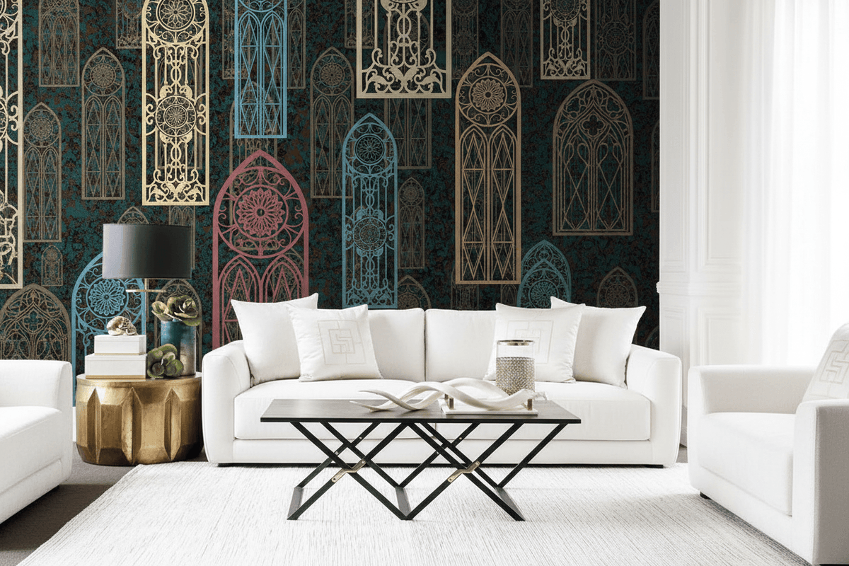 Boho Open Doors Wallpaper Mural