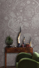 Brige Floral Shadows Wallpaper Mural