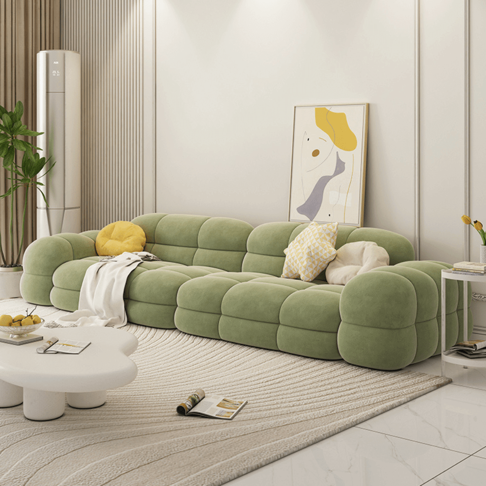 Bubble Puff Italian Sofa – 1, 2 & 3 Seater, High-Density Foam, Modern Lounge