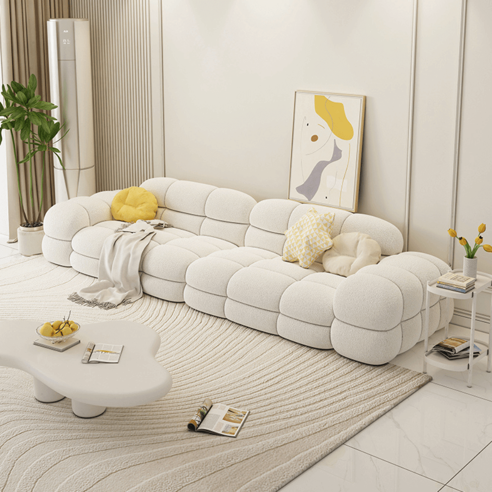Bubble Puff Italian Sofa – 1, 2 & 3 Seater, High-Density Foam, Modern Lounge