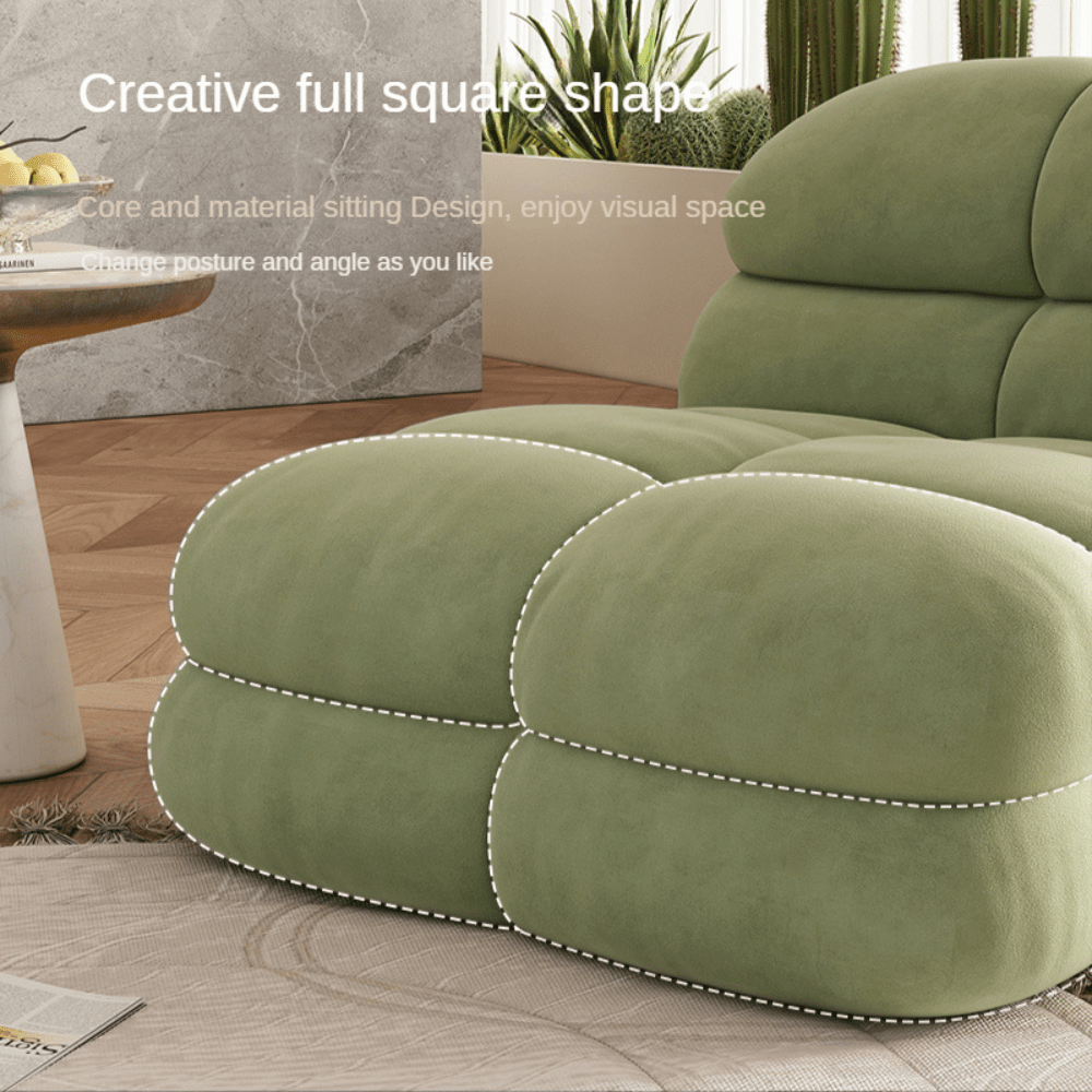 Bubble Puff Italian Sofa – 1, 2 & 3 Seater, High-Density Foam, Modern Lounge
