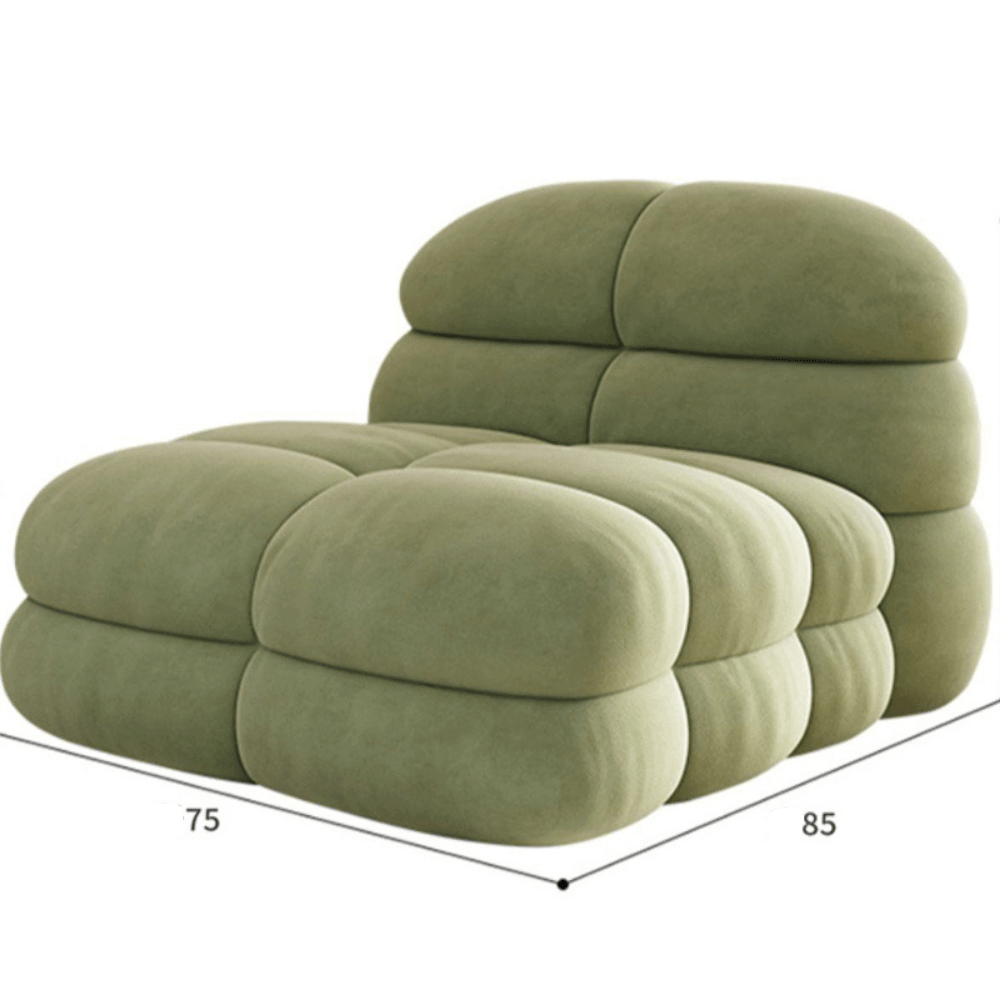 Bubble Puff Italian Sofa – 1, 2 & 3 Seater, High-Density Foam, Modern Lounge