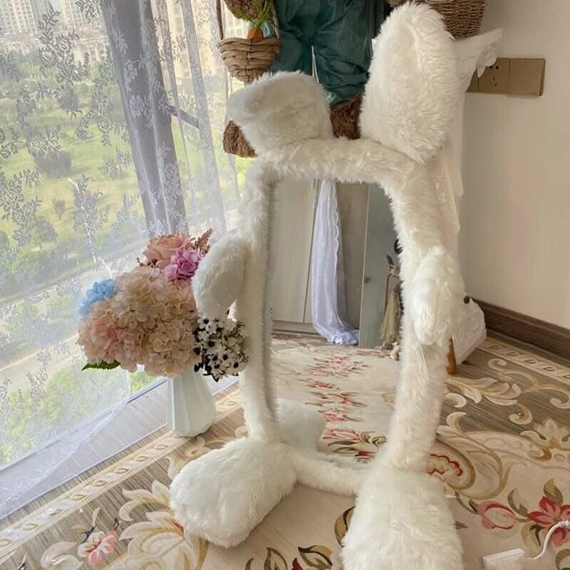 Bunny Rabbit LED Mirror – Full-Length, Framed, Bedroom & Balcony Decor