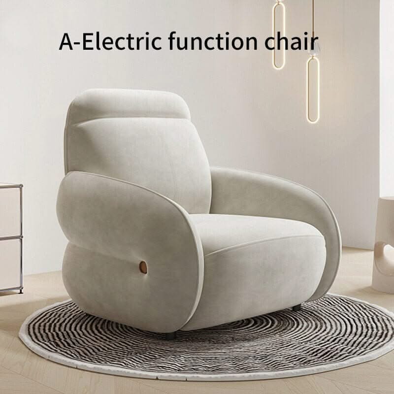 Cadeira Recliner Chair – Off White, Mocha Grey & Dream Blue, Standard & Swing Options
