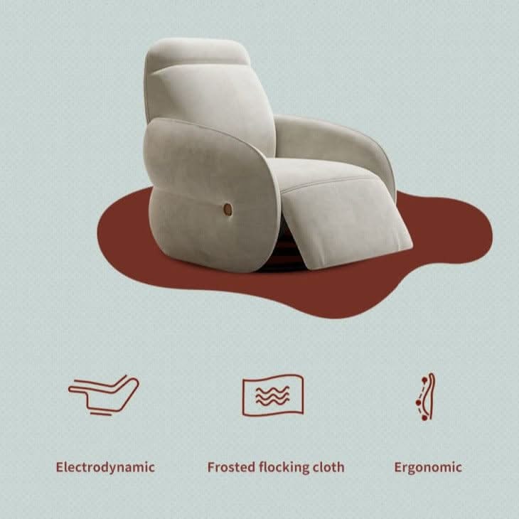 Cadeira Recliner Chair – Off White, Mocha Grey & Dream Blue, Standard & Swing Options