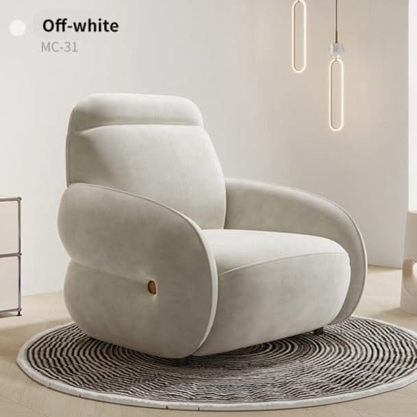 Cadeira Recliner Chair – Off White, Mocha Grey & Dream Blue, Standard & Swing Options