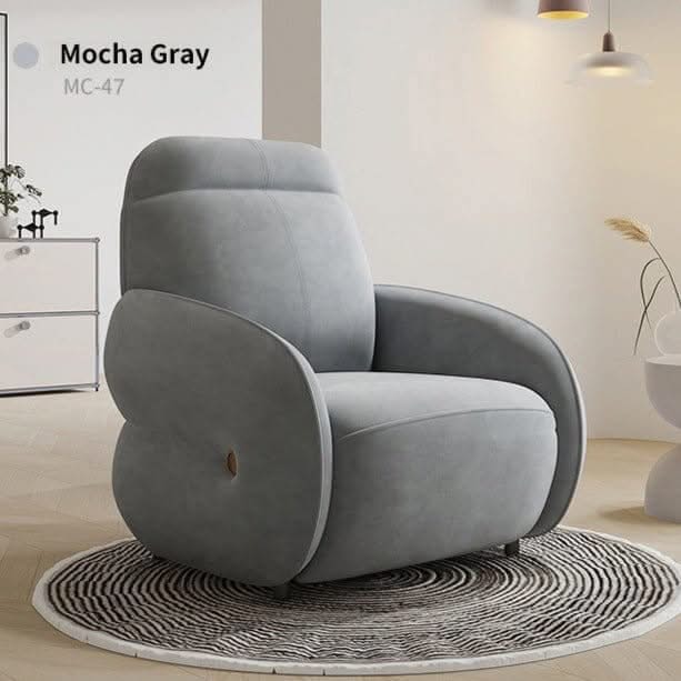 Cadeira Recliner Chair – Off White, Mocha Grey & Dream Blue, Standard & Swing Options
