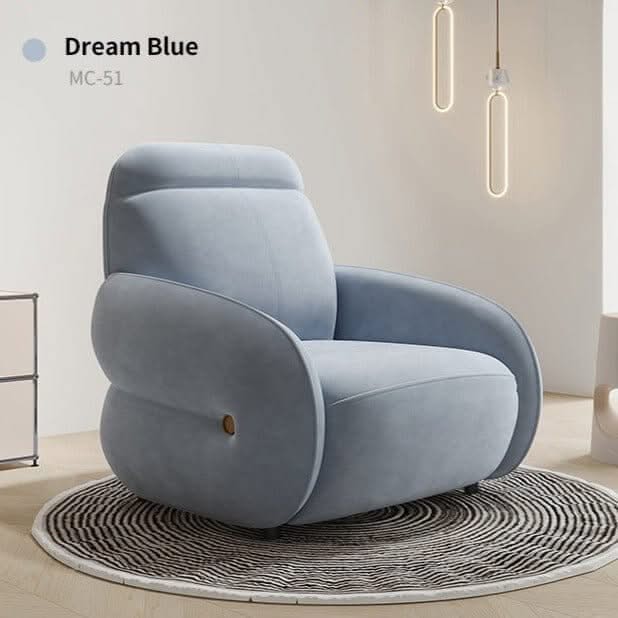 Cadeira Recliner Chair – Off White, Mocha Grey & Dream Blue, Standard & Swing Options