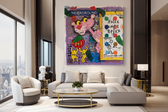 Captivating Pink Panther - Artful Wall Decor