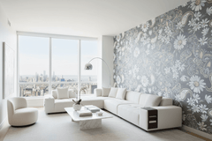 Cascade Bloom Floral Wallpaper Mural