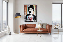 Chaplin Charlie Canvas Wall Art