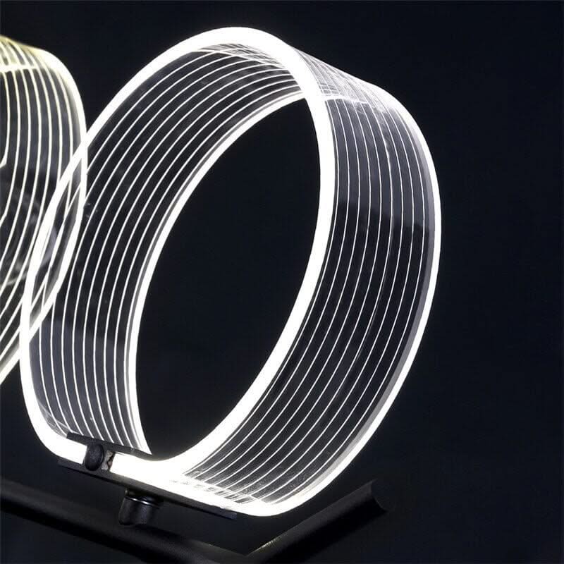 Circular Rings LED Hanging Light for Kitchen Island – 4 & 5 Ring Configurations