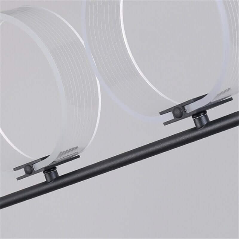 Circular Rings LED Hanging Light for Kitchen Island – 4 & 5 Ring Configurations