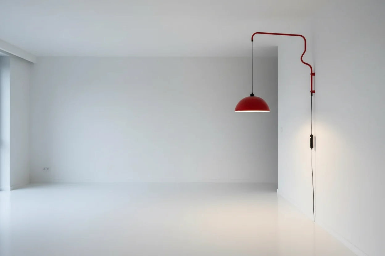 Classic Long Arm Adjustable Pendant Wall Light – E27 Touch Switch Wall Sconce