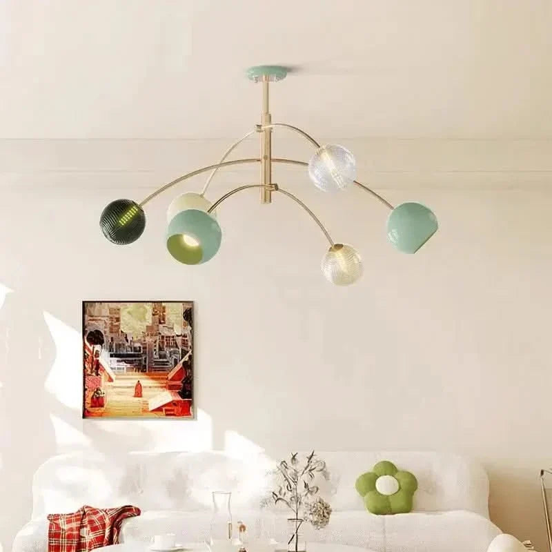 Classy Pendants Living Room Chandelier – Alloy, Dimmable, Remote & Touch, 15–30m², 3-Year Warranty