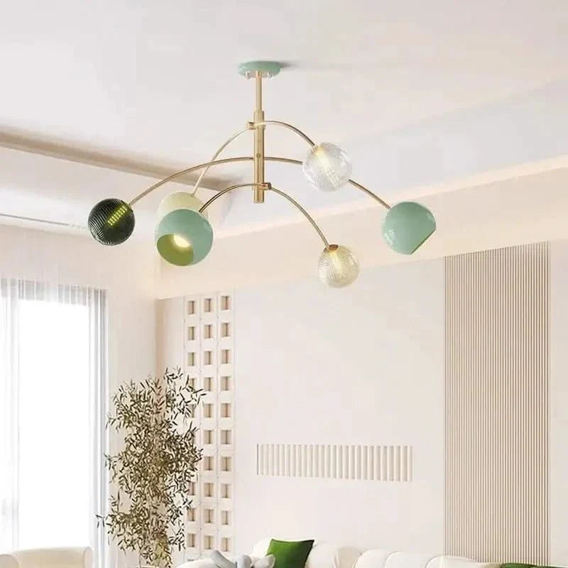 Classy Pendants Living Room Chandelier – Alloy, Dimmable, Remote & Touch, 15–30m², 3-Year Warranty