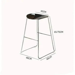 ClearView Acrylic Bar Stool – Transparent Minimalism for Modern Spaces