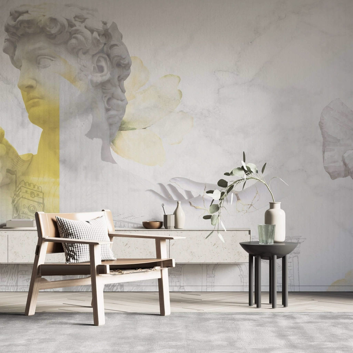 Cloud Angel Wallpaper Mural - Transform Your Space