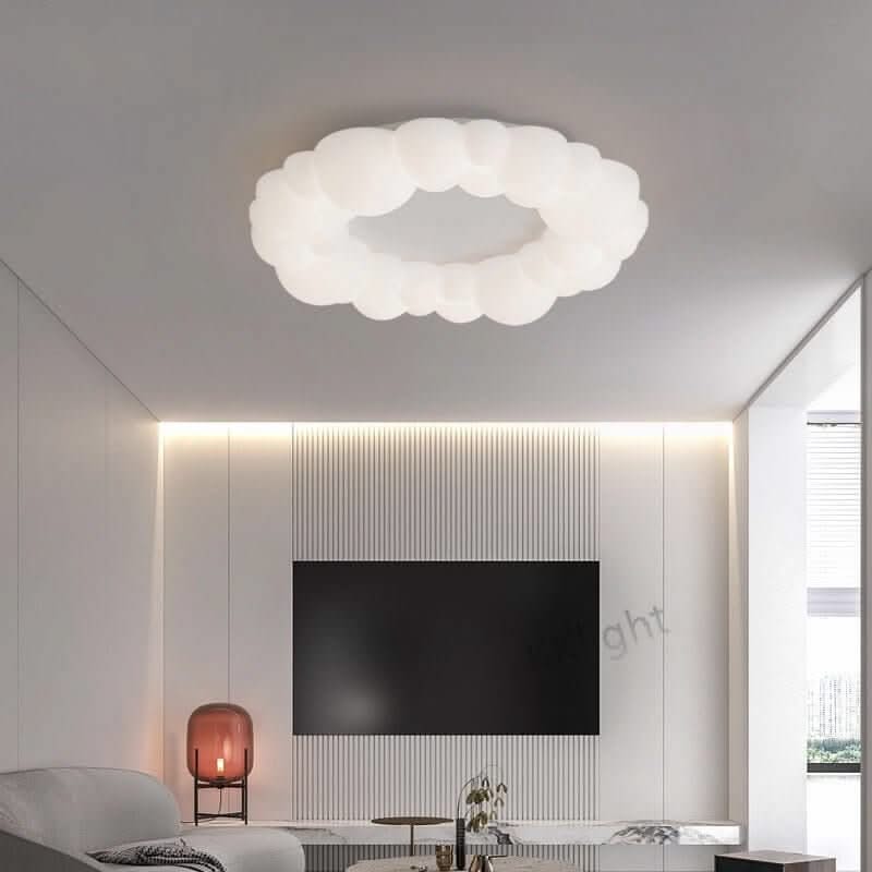 Cloud Chandelier – Whimsical LED in 3 Sizes, 3 Colours, Remote Control