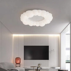 Cloud Chandelier – Whimsical LED in 3 Sizes, 3 Colours, Remote Control