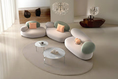 Cloud Puff Designer Sofa Set – Single (118cm) & 2-Seater (152cm), Plush Cushioning