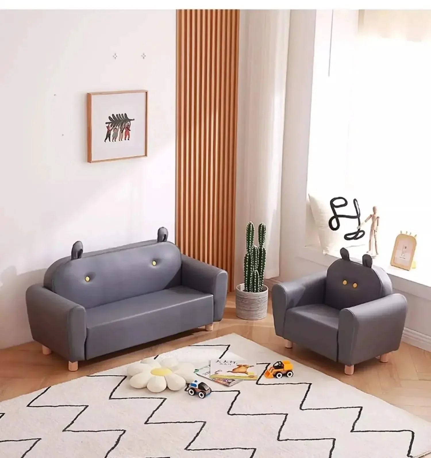 Cloud Puff Kids Sofa Set