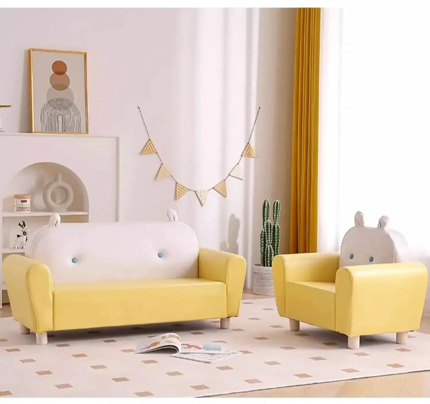Cloud Puff Kids Sofa Set