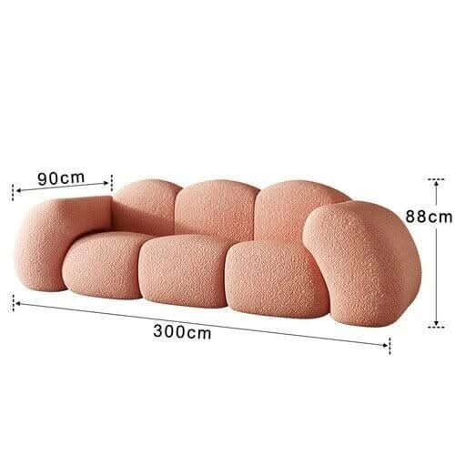 Cloud-Shaped Designer Sofa – 200 & 300cm, Ultra-Plush, Modern Luxury Seating