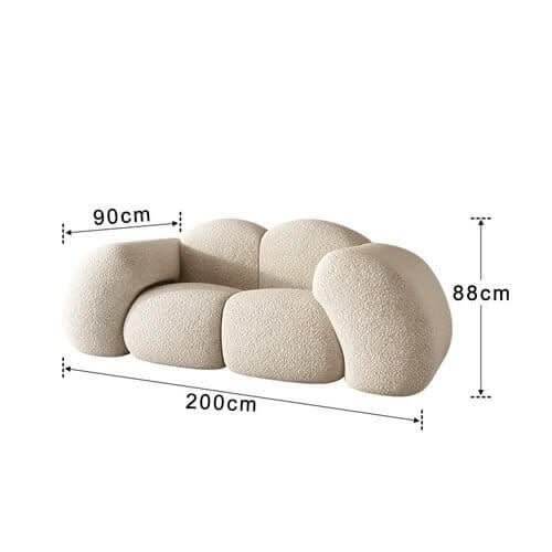 Cloud-Shaped Designer Sofa – 200 & 300cm, Ultra-Plush, Modern Luxury Seating
