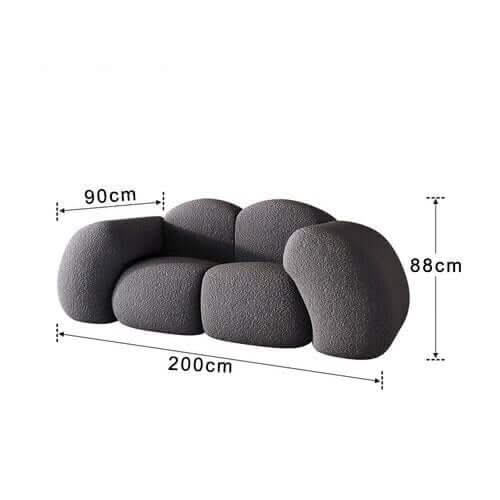 Cloud-Shaped Designer Sofa – 200 & 300cm, Ultra-Plush, Modern Luxury Seating