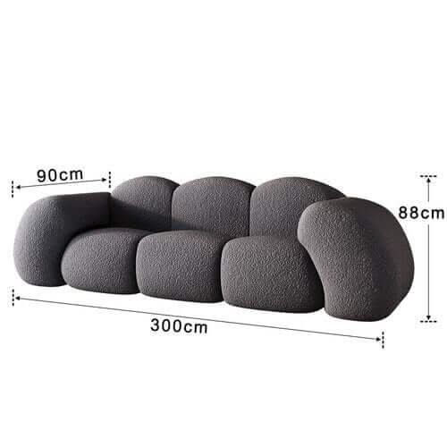 Cloud-Shaped Designer Sofa – 200 & 300cm, Ultra-Plush, Modern Luxury Seating