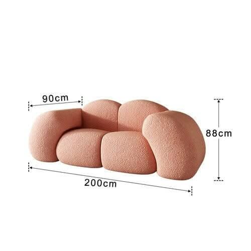 Cloud-Shaped Designer Sofa – 200 & 300cm, Ultra-Plush, Modern Luxury Seating
