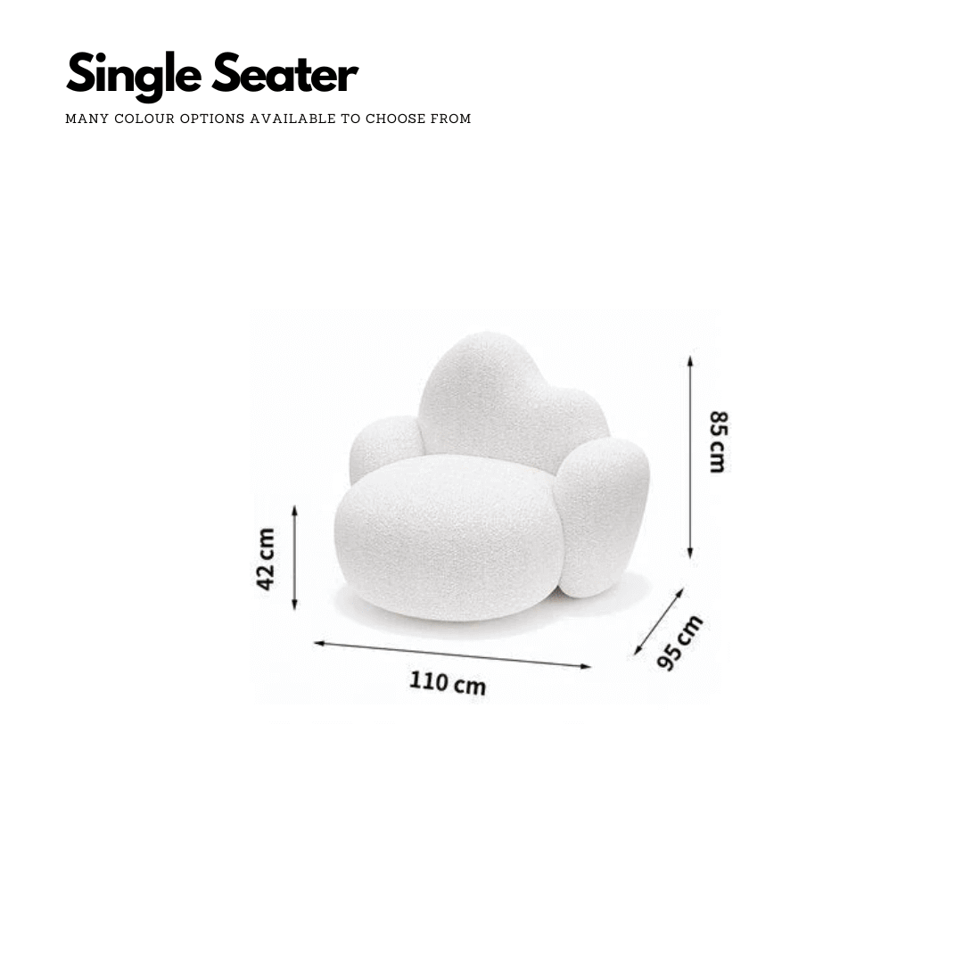 Cloud Sofa Set – Multi-Size, Deep Cushioning, Premium Fabric, Modern Lounge