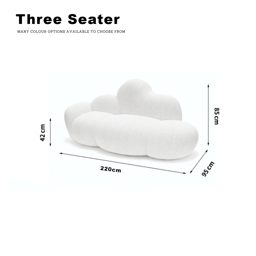 Cloud Sofa Set – Multi-Size, Deep Cushioning, Premium Fabric, Modern Lounge