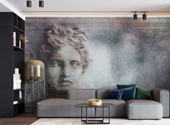 Clouds Face Wallpaper Mural: Transform Any Space