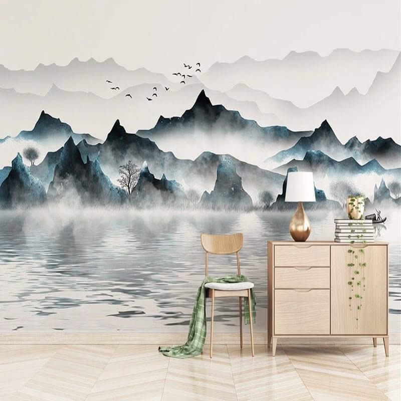 Cloudy Morning Wallpaper Mural