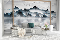 Cloudy Morning Wallpaper Mural