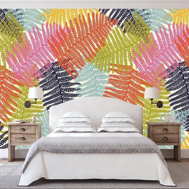 Colourful Leaves Wallpaper: Get Vibrant & Striking Designs