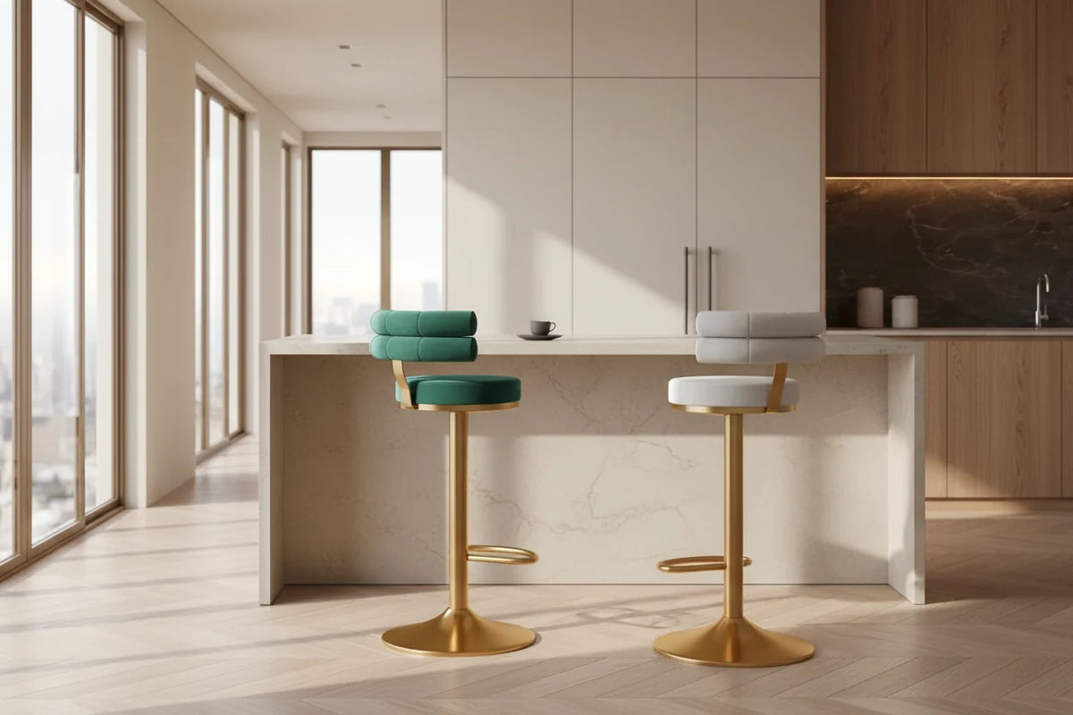 Comedor Swivel Bar Chair – Adjustable Height Counter & Bar Stool