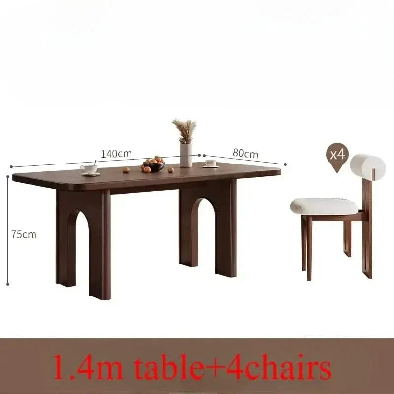 Comedor Classic Dining Table Set – Wooden Modern Dining Room Furniture