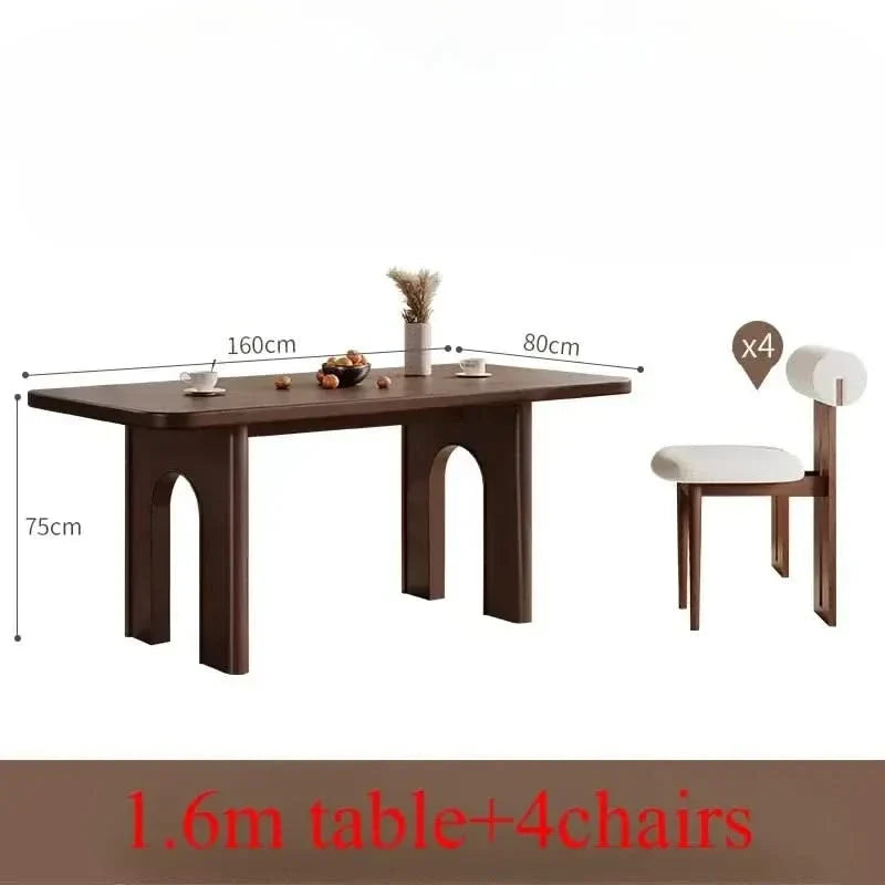 Comedor Classic Dining Table Set – Wooden Modern Dining Room Furniture