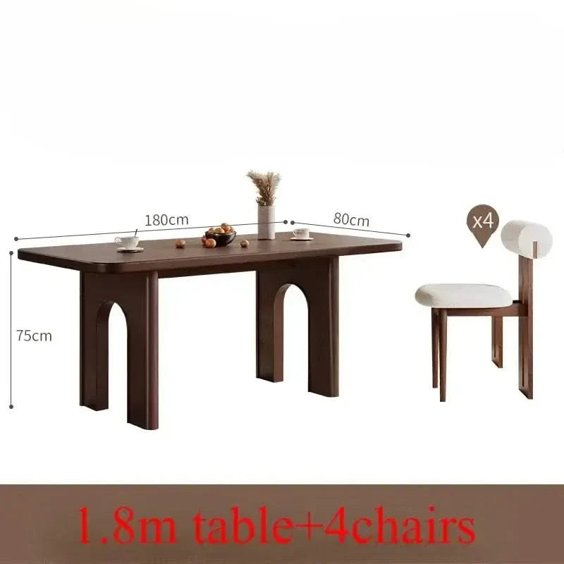 Comedor Classic Dining Table Set – Wooden Modern Dining Room Furniture