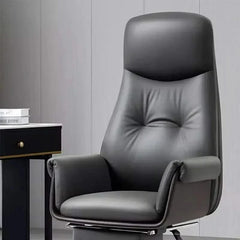 Comfortable Adjustable Executive Leather Office Chair – Modern Swivel Ergonomic Design